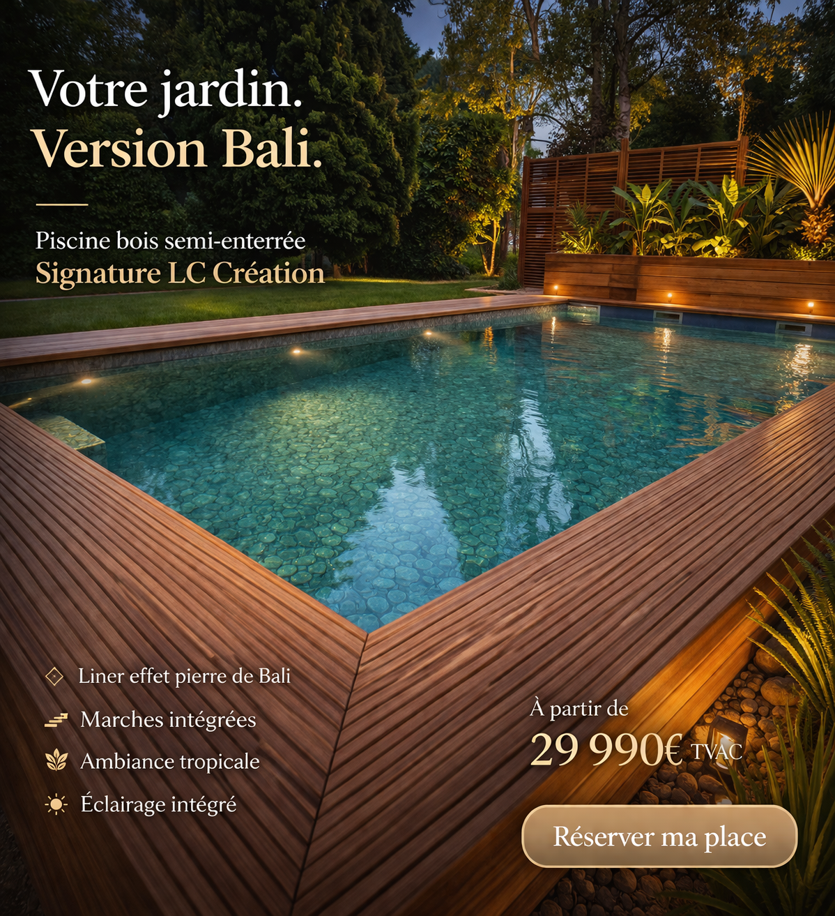 Piscine Bali LC Création